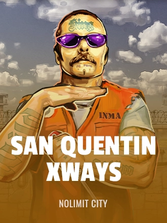 San Quentin xWays slot thumbnail with a prison inmate