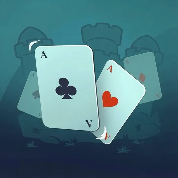 Video Poker thumbnail showing four aces